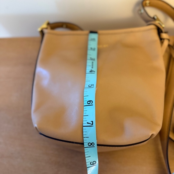 COACH Legacy 19901 Mini Duffle Crossbody Bag Tan Leather Adjustable Strap VTG - Picture 12 of 13